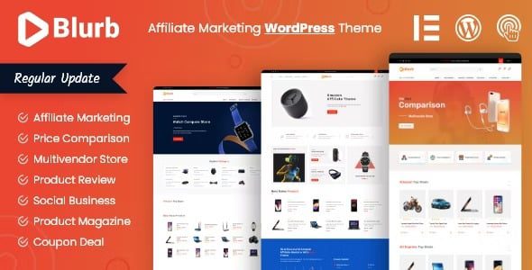 Blurb v.2.0.1 Affiliate Marketing WordPress Theme