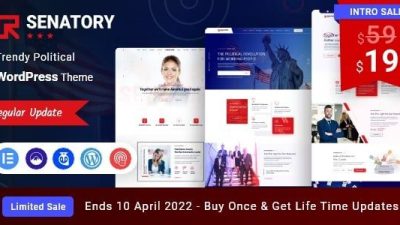 Senatory Political Candidate WordPress Theme v.2.2.4