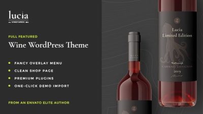 Lucia Nulled v1.6 Wine WordPress Theme