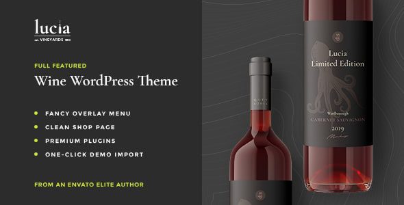 Lucia Nulled v1.6 Wine WordPress Theme