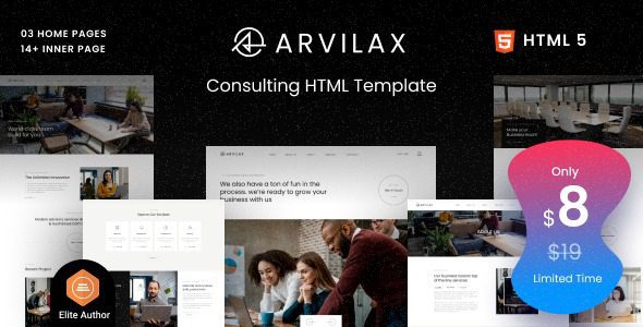 Arvilax Nulled Business Consulting WordPress 主题免费下载