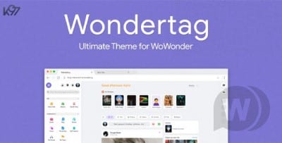 Wondertag v2.6.1 Best WoWonder Theme