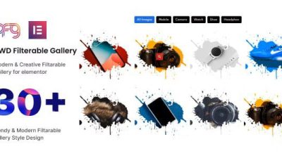 BWD Filterable Gallery addon for elementor v1.0