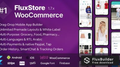 Fluxstore WooCommerce v3.0.6 Flutter E-commerce Full App