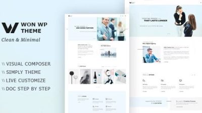 WON Creative Minimal WordPress Theme v1.2.2