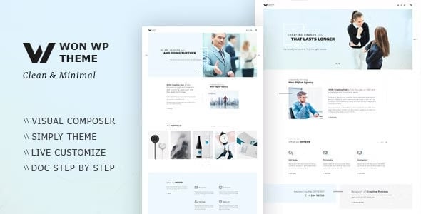 WON Creative Minimal WordPress Theme v1.2.2
