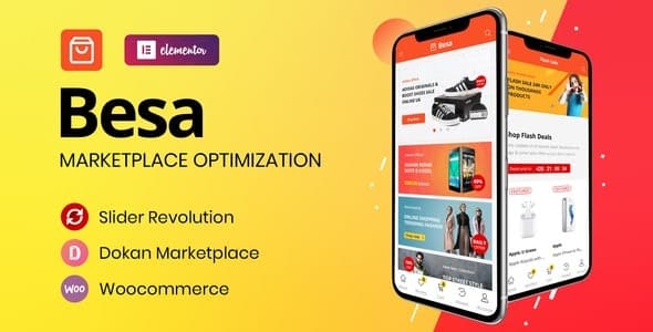 Besa- Elementor Marketplace WooCommerce 主题