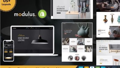 模块 Nulled-家具和室内高级 Shopify 响应式主题下载