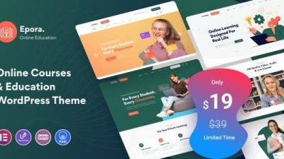 Epora v.1.0.1 Online Courses & Education WordPress Theme