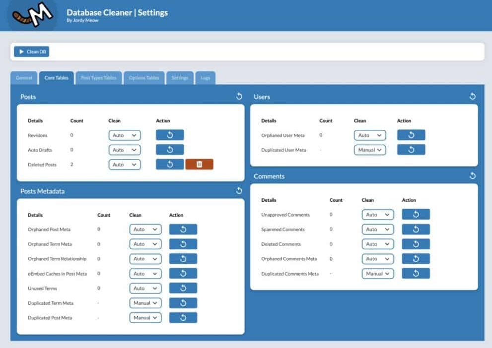 Meow Database Cleaner Pro Nulled 免费下载