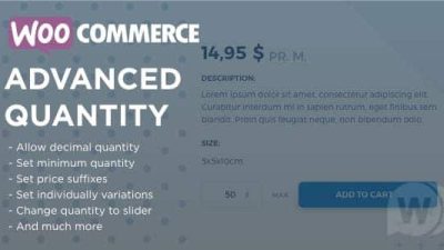 WooCommerce Advanced Quantity v3.0.4