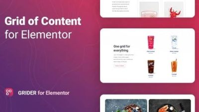 Grider Nulled Grid of Content and Products for Elementor 免费下载