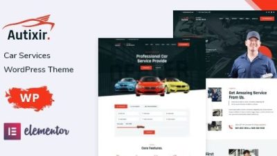 Autixir v1.0.2 – Car Services Elementor WordPress Theme