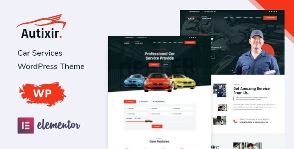 Autixir v1.0.2 – Car Services Elementor WordPress Theme
