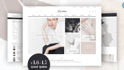 Alysum v.7.5.0 – Premium Prestashop AMP Theme Download v1.6 – v1.7