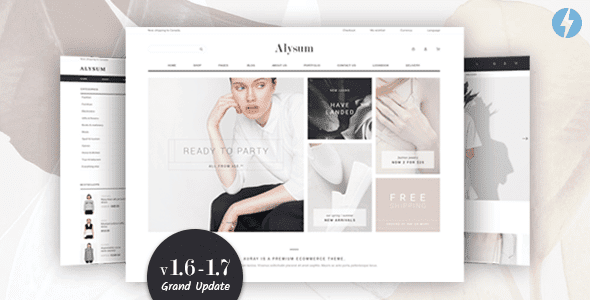 Alysum v.7.5.0 – Premium Prestashop AMP Theme Download v1.6 – v1.7