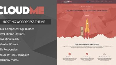 Cloudme Host v1.1.6 WordPress Hosting Theme