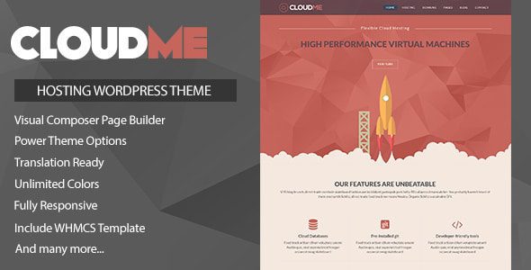 Cloudme Host v1.1.6 WordPress Hosting Theme