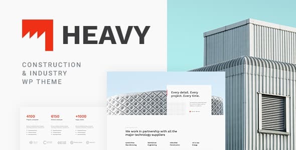Heavy v1.0.7 Construction and Industrial WordPress Theme
