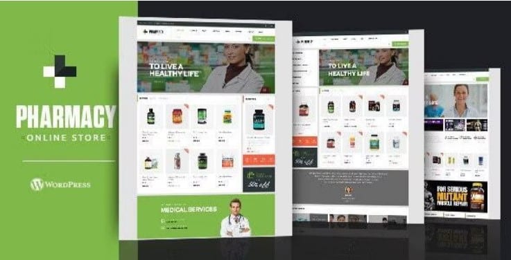 免费下载药房 WooCommerce WordPress 响应式主题已取消