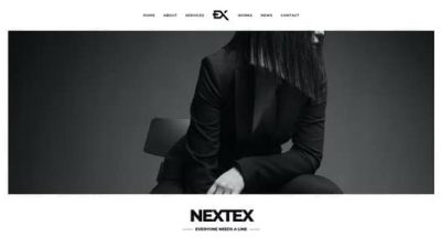Nextex Nulled One Page Photography WordPress 主题免费下载