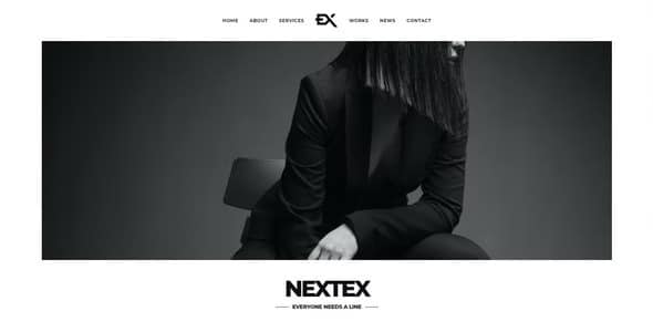 Nextex Nulled One Page Photography WordPress 主题免费下载