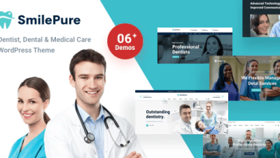 SmilePure v1.3.7 Dental & Medical Care WordPress Theme