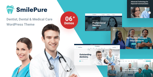 SmilePure v1.3.7 Dental & Medical Care WordPress Theme