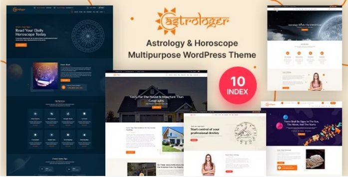 Astrologer v1.0.5 Horoscope and Astrology WordPress Theme
