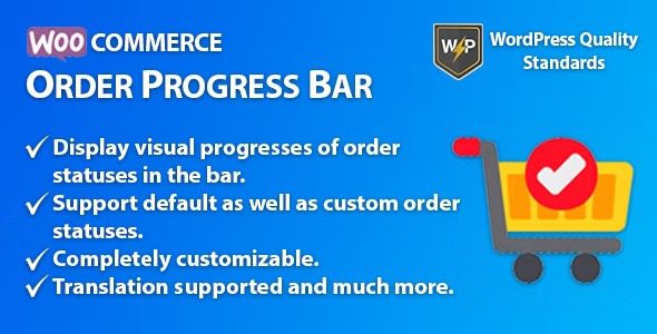 WooCommerce Order Progress Bar Nulled Order Tracking Free Download