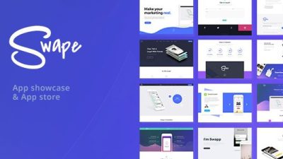 Swape v2.0.0 – App Showcase & App Store WordPress Theme #