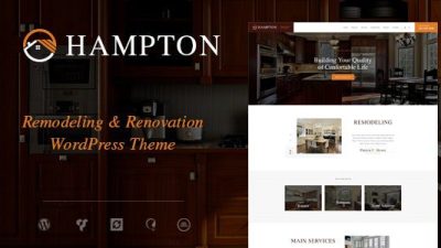 Hampton v1.1.9 – Home Design and House Renovation WordPress Theme