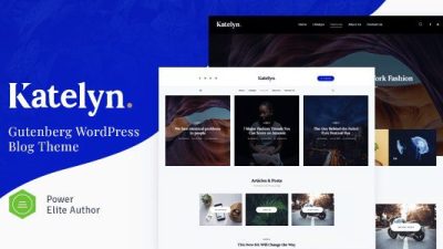 Katelyn v1.0.8 – Creative Gutenberg Blog WordPress Theme