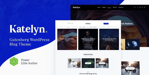 Katelyn v1.0.8 – Creative Gutenberg Blog WordPress Theme
