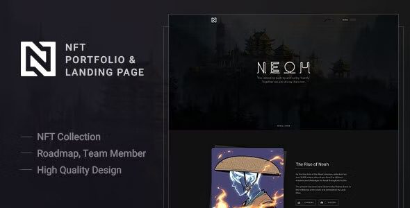 Neoh v1.1.3 NFT Portfolio WordPress Theme