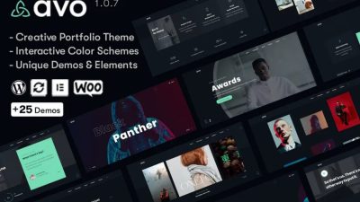 Avo v1.2.2 Creative Portfolio & Agency WordPress Theme