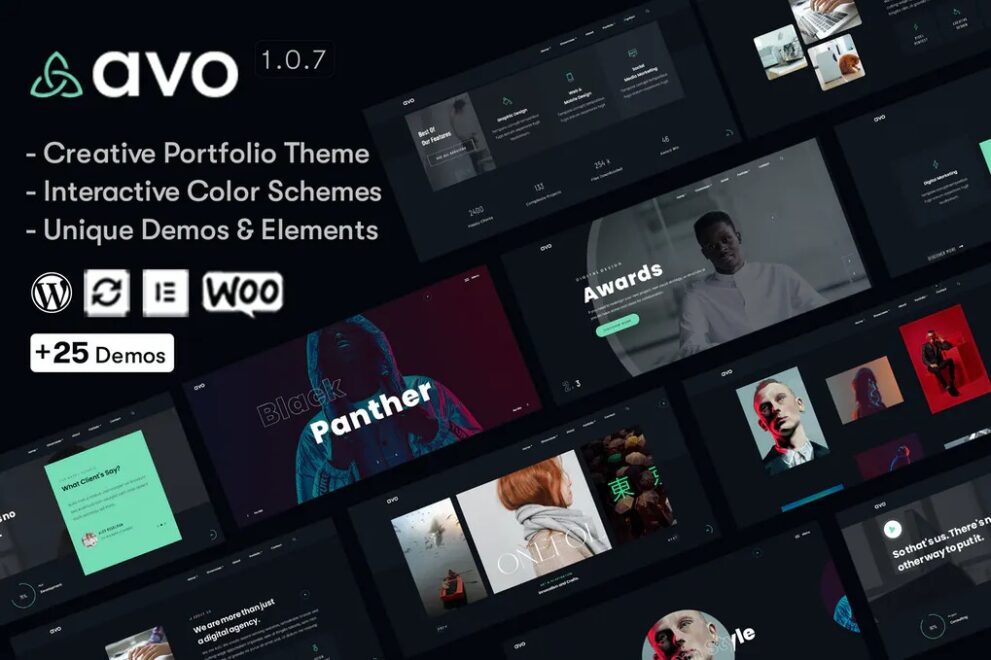 Avo v1.2.2 Creative Portfolio & Agency WordPress Theme