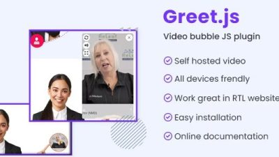 Greet.wp v1.1 Video bubble WordPress plugin