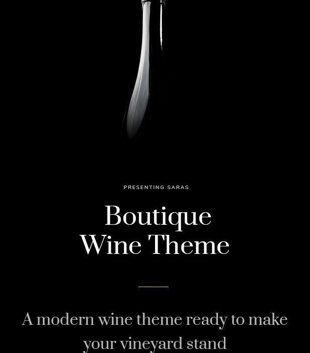 Saras v1.8 Wine WordPress Theme Download