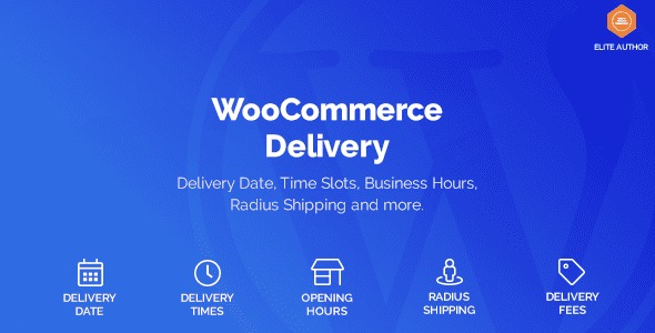 WooCommerce Delivery v1.2.1 Delivery Date & Time Slots