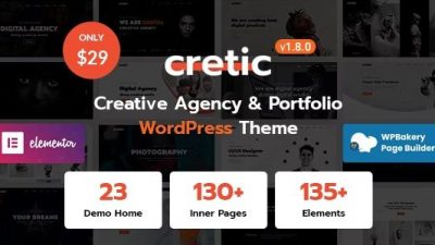 [Fixed*] Cretic v1.8.0 – Creative Agency WordPress Theme