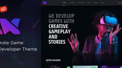 Xion v1.8 – Indie Game Developer Theme
