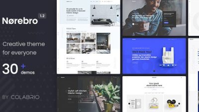 Norebro v1.5.7 – Creative Portfolio Theme for Multipurpose Usage