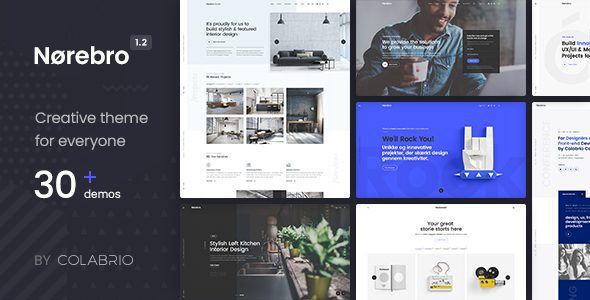 Norebro v1.5.7 – Creative Portfolio Theme for Multipurpose Usage