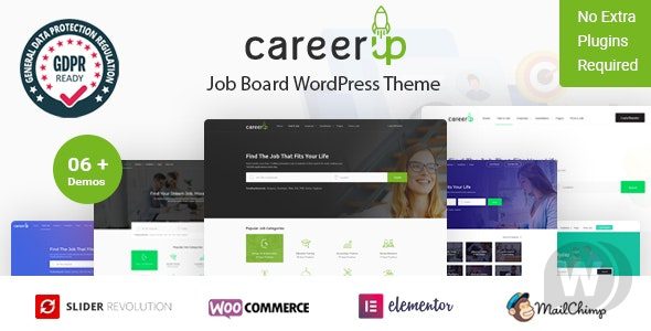 CareerUp v2.3.27 – Job Board WordPress Theme