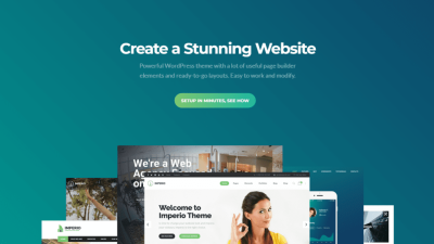 Imperio v2.2 Business, E-Commerce, Portfolio & Photography WordPress Theme