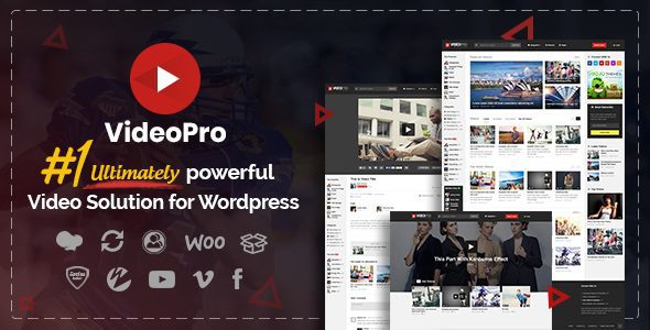 VideoPro v2.3.7.8 – Video WordPress Theme