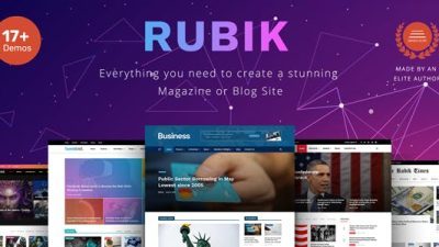 Rubik v2.7 – A Perfect Theme for Blog Magazine Website