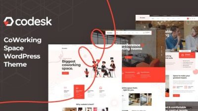 Codesk v1.0.9 – Creative Office Space WordPress Theme