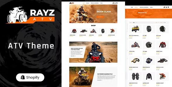 Rayz Nulled Bike, Motor Sports Shopify Theme Free Download